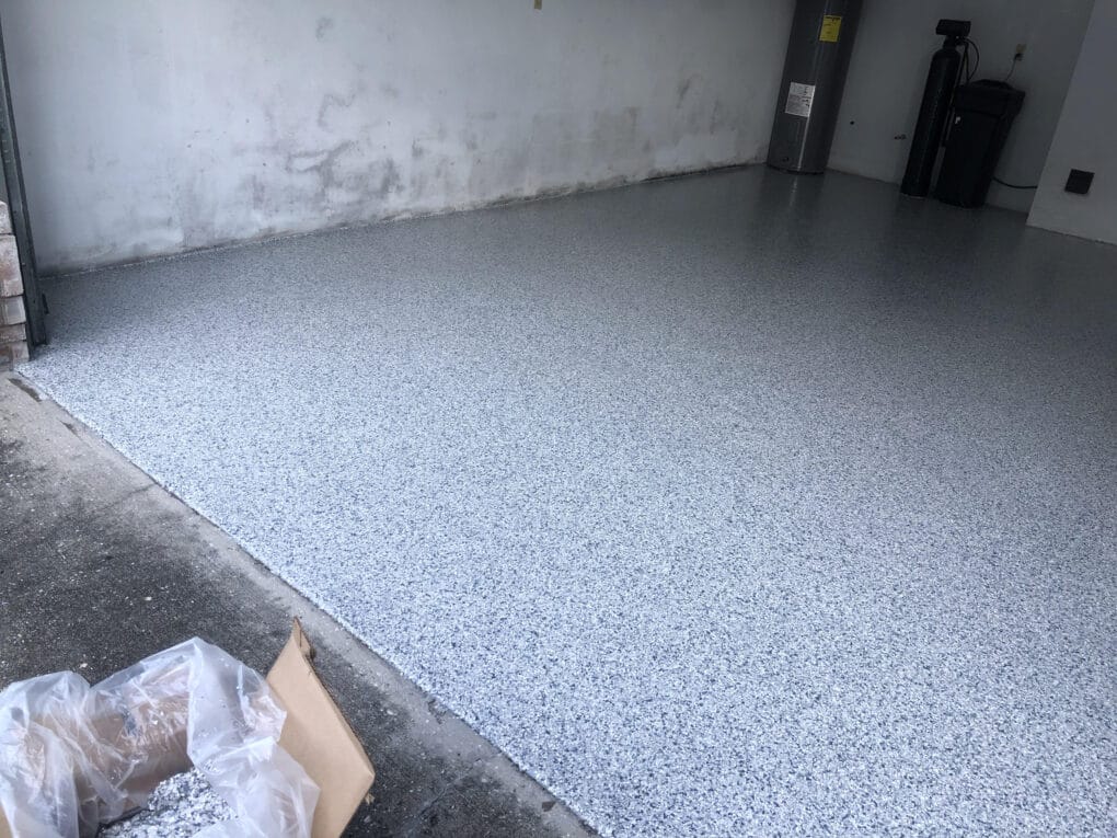 Completed Garage Floor Coating In Palm Harbor FL
